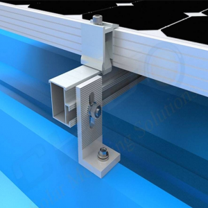 Estructura soporte de aluminio para sistema de Lastre con angulo de inclinación fijo de 30° (copia)