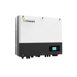 Inversor Growatt FV Híbrido monofasico (On Grid con BackUp) con 2 reguladores MPPT 5000W