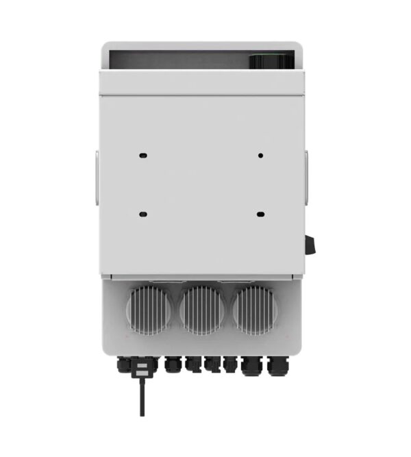 Inversor Hibrido Trifásico 8 kW - IP65 - Hasta 16 en paralelo - 2 MPPT - Funciona con banco de baterías de 48V (Litio o Pb Ácido) - Picos de hasta 16000W por 10s - 5 años de garantía - Soporta salida trifasica desbalanceada - Wifi incluido (Monitoreo via Solar Man) - Limitador de inyeccion incluido - Imagen 3