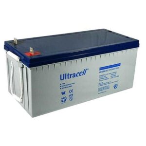 Bateria Plomo-Ácido ULTRACELL VRLA GEL sin mantenimiento 12V200AH Dimensiones: 522x240x218/224 mm con conectores para armar series incluidos
