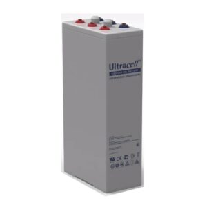 Batería Ultracell Tubulares GEL OPzV sin mantenimiento 2V/2000AH – Dimensiones: 399x210x772/807mm con conectores para armar series incluidos