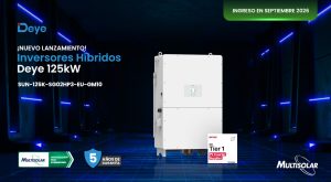 Lee más sobre el artículo Lanzamiento de los nuevos inversores híbridos Deye de 125kW para aplicaciones C&I