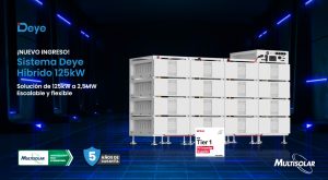 Lee más sobre el artículo Incorporamos el nuevo Sistema Híbrido Deye de 125kW para proyectos C&I