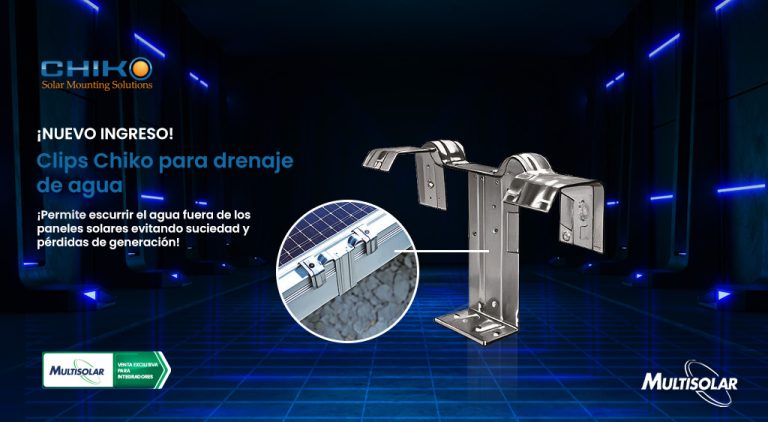 Lee más sobre el artículo Clips Chiko para drenaje de agua, una solución simple para maximizar el rendimiento de los paneles solares