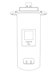 Datalogger para inversores Deye con puerto USB con comunicación ETHERNET